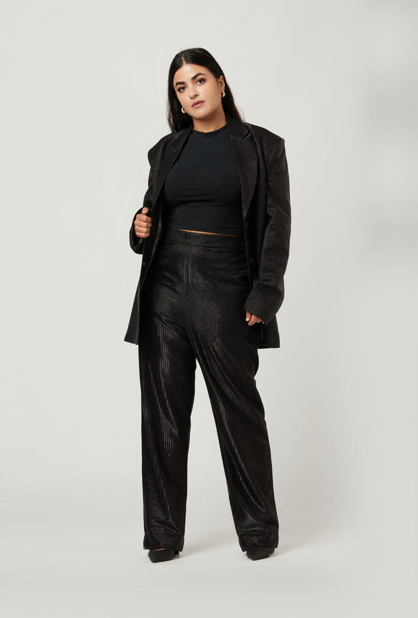 oversized-shimmer-suit-set-in-black-izel